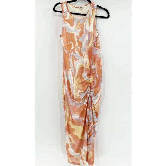 Urban Outfitters Rachel Paige Multi‎ Color Tie Dye Mesh Dress Medium - Picture 1 of 6